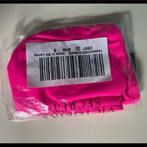 Pink ruched bikini bottoms brand new